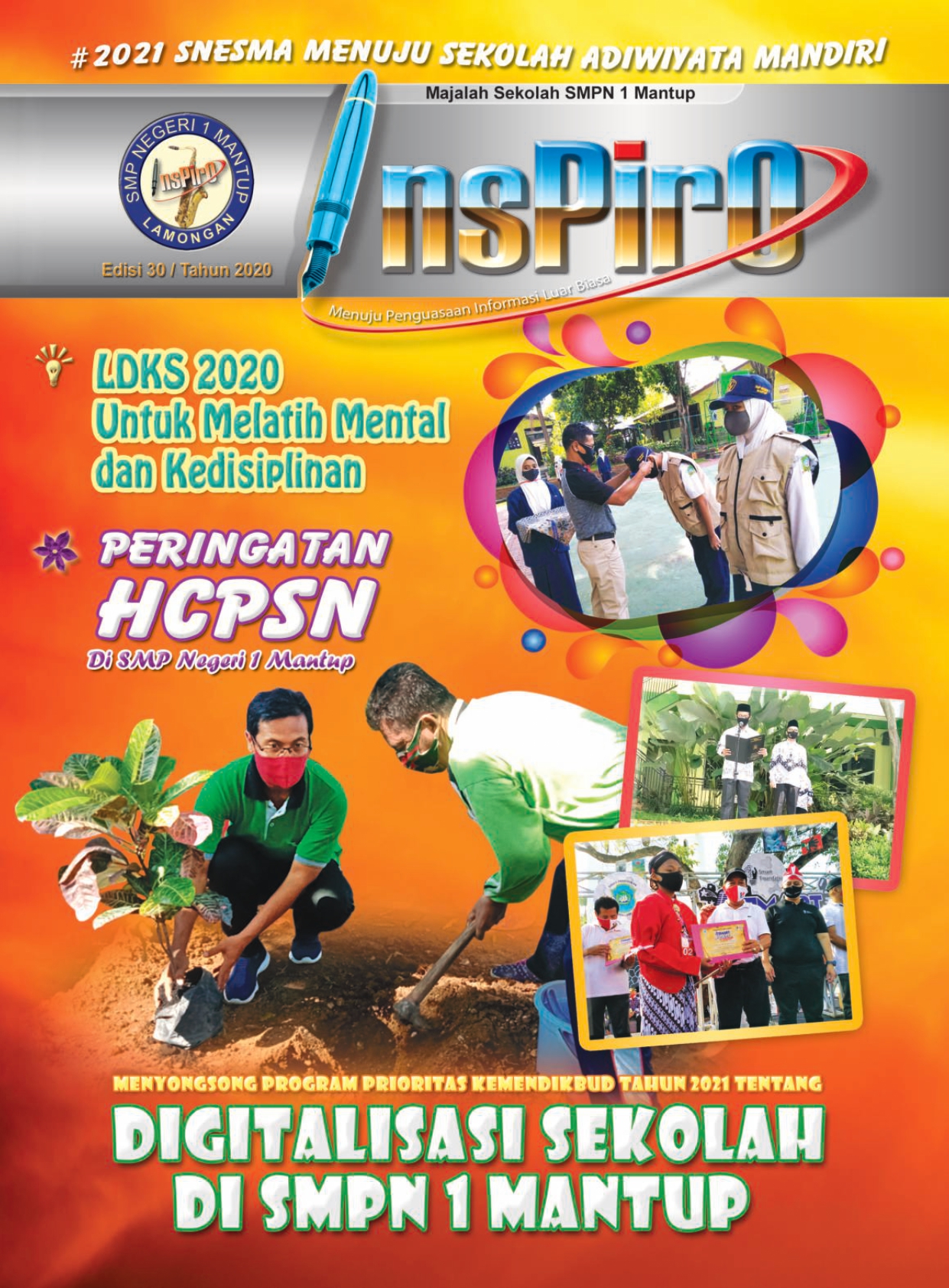 DIGITALISASI SEKOLAH DI SMPN 1 MANTUP